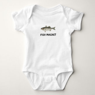 Fish Magnet baby undershirt Bodysuit