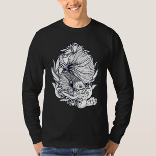 Fish Make Life Betta Aquarium Aquarist Fish Fsh Fi T-Shirt