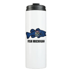 Fish Michigan Thermal Tumbler