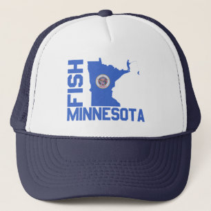 Fish Minnesota Trucker Hat