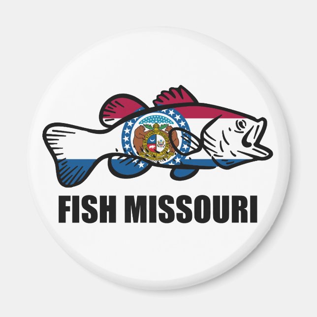 Fish Missouri Magnet (Front)