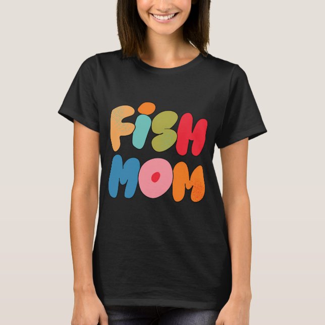 Fish Mum (Lilac) T-Shirt (Front)
