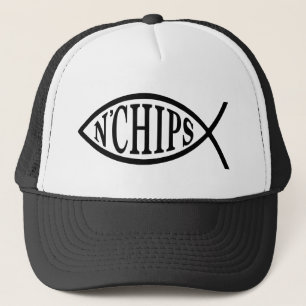 Fish N' Chips Fish Trucker Hat