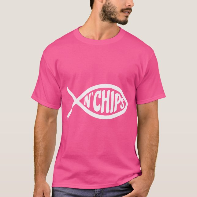 Fish N'Chips - Jesus Fish T-Shirt (Front)