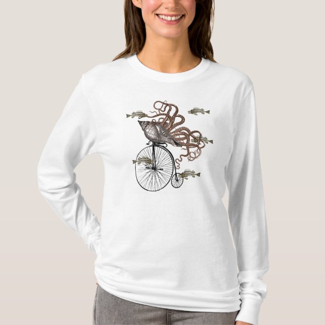 Fish Needs A Bicycle T-Shirt (Front)