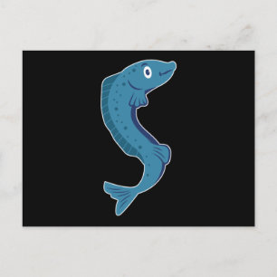 Fish Ocean Design Whale Swimming Seal Fun Sea Gift Postcard