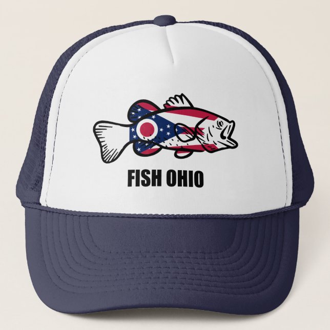 Fish Ohio Trucker Hat (Front)