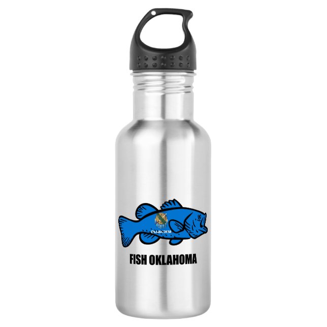 Fish Oklahoma 532 Ml Water Bottle (Front)