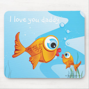 Fish - Olive & Pickle :: Mouse Pad