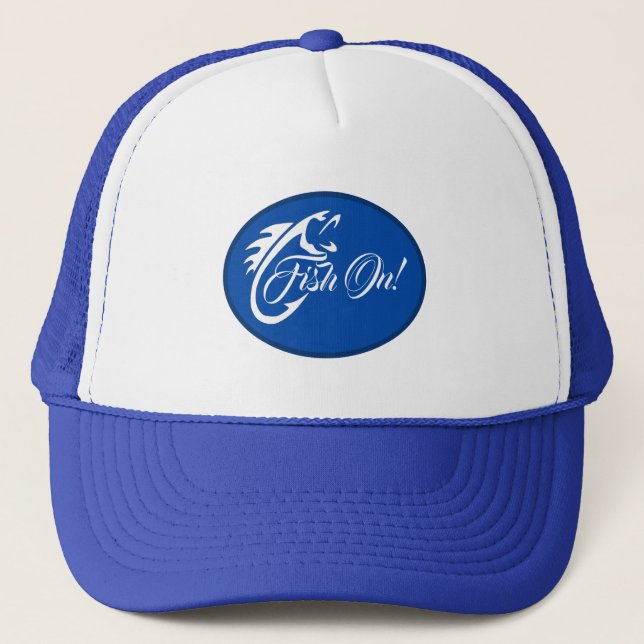 Fish On! Fishing Lovers Hat (Front)