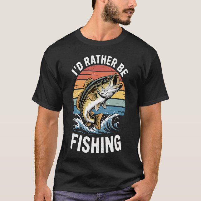 Fish on Musky colour T-Shirt (Front)
