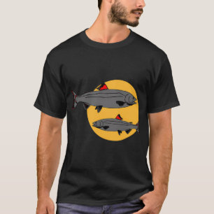 Fish on Mustard Yellow T-Shirt