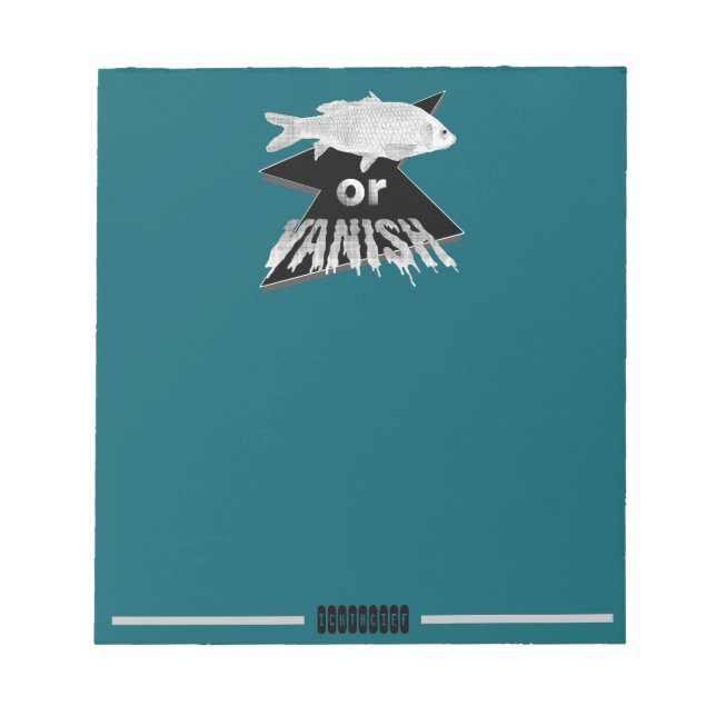 Fish or Fish Notepad (Front)