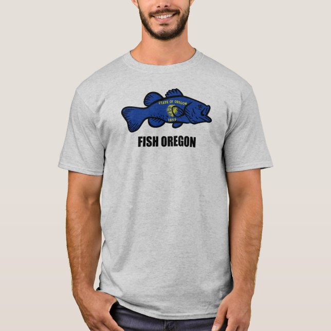 Fish Oregon T-Shirt (Front)