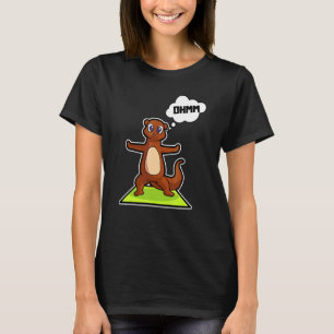 Fish Otter Yoga Poses Sport Gymnastics Ohm Heartbe T-Shirt