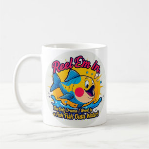 Fish Outta Water Fun Coffee Mug