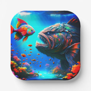 Fish Paper Plate