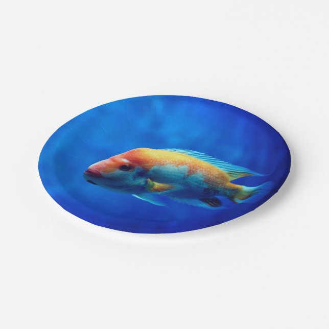 Fish Paper Plate (Angled)
