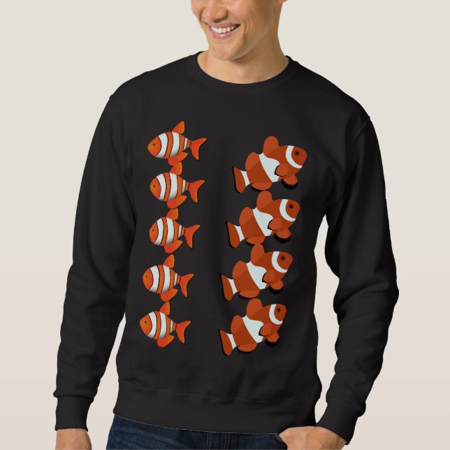 Fish Pattern 205 Sweatshirt (Front)