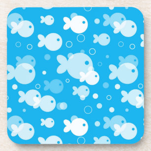 fish pattern coaster