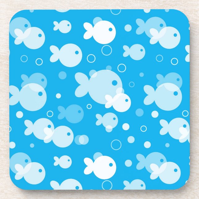 fish pattern coaster (Front)
