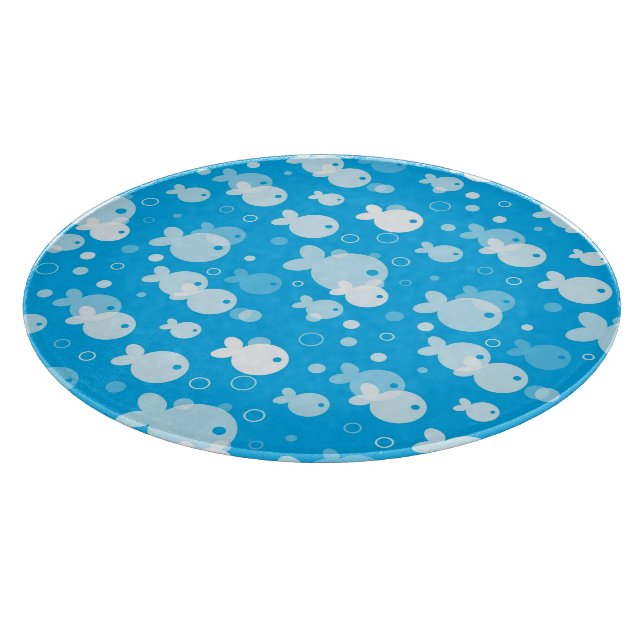 fish pattern cutting board (Corner)