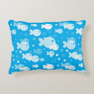 fish pattern decorative cushion