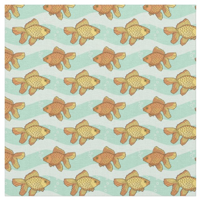 Fish-pattern Fabric (Close Up)