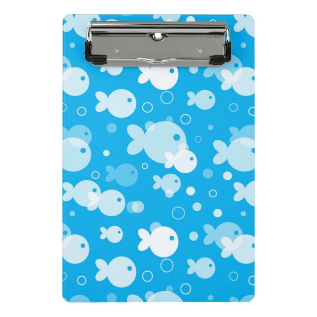fish pattern mini clipboard (Front)