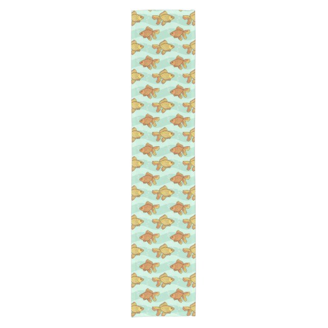 Fish-pattern Short Table Runner (Front)