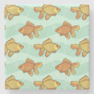 Fish-pattern Stone Coaster