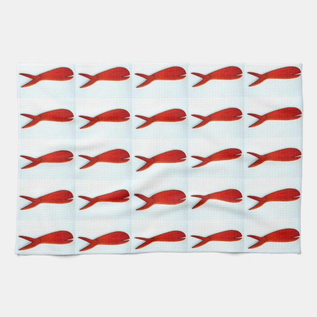 fish pattern towel (Horizontal)