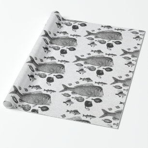 Fish Pattern Wrapping Paper