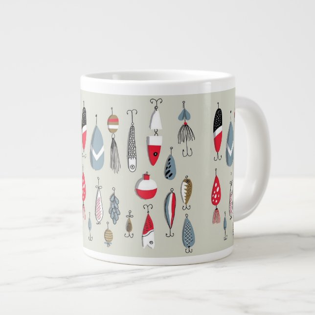 Fish-patterned Mug Coffee (Front Right)