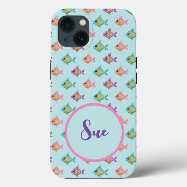 Fish personalised phone case (Back)