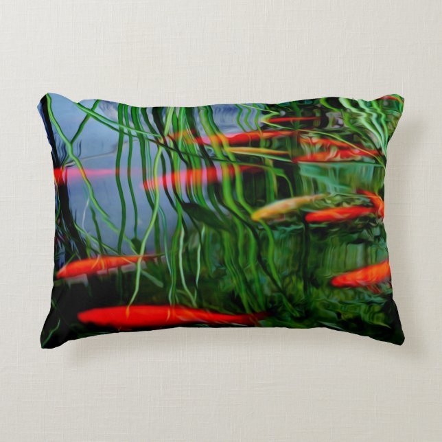 Fish Pond Decorative Cushion (Front)