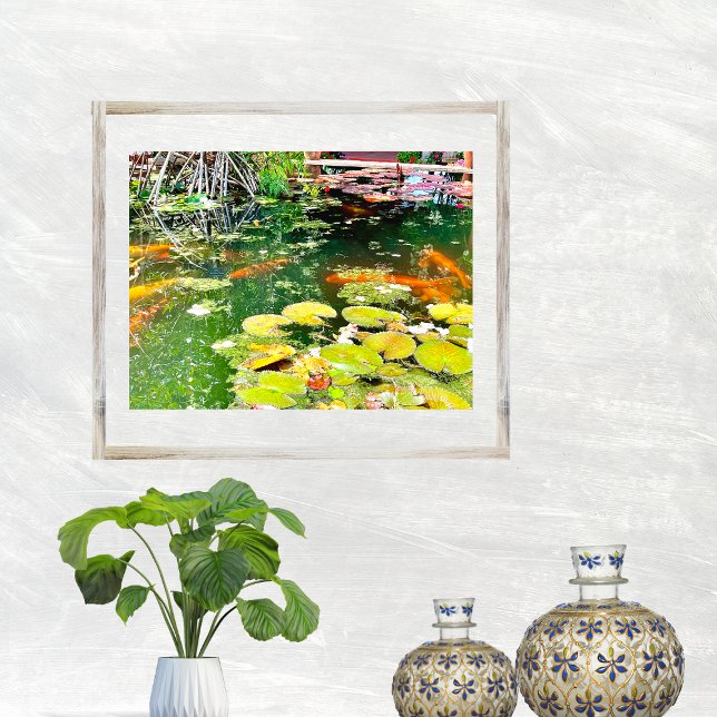 Fish Pond Garden in Puerto Vallarta  Poster (Creator Uploaded)
