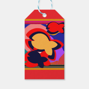 Fish Pond Red Gift Tags