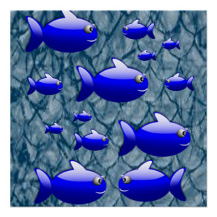 Fish Poster Beach House Posters
