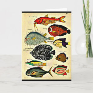 fish print card