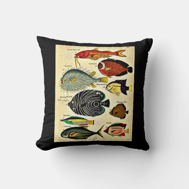  fish print cushion (Front)