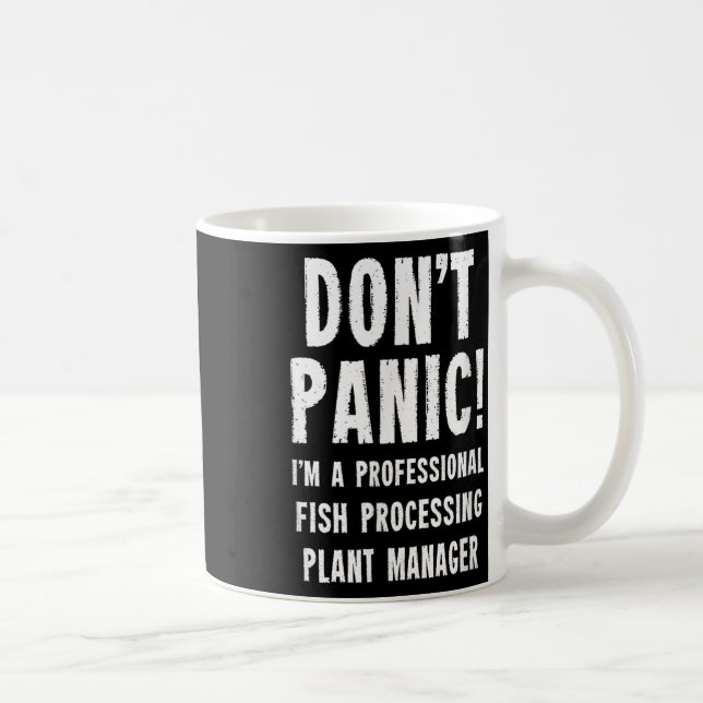 Fish Processing Plant Manager  Coffee Mug (Right)