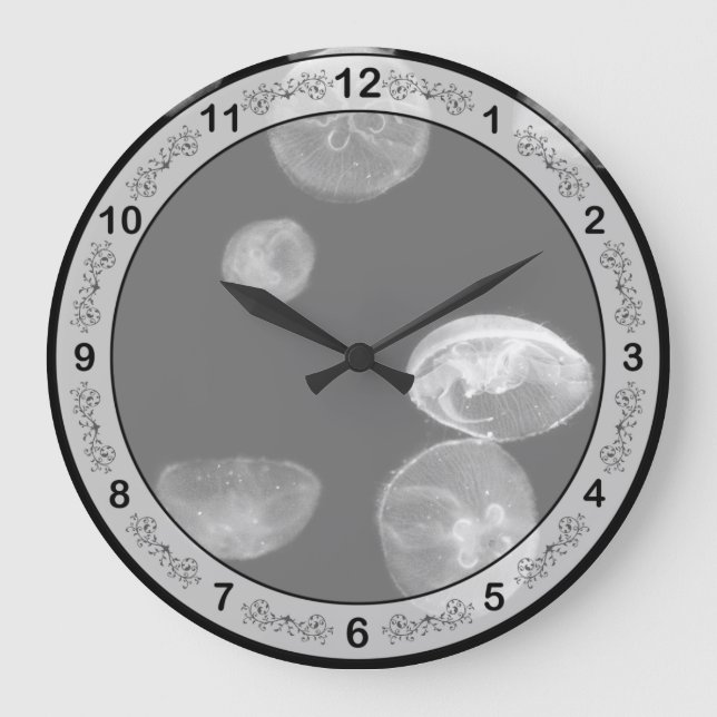 Fish - Reach for the moon Large Clock (Front)