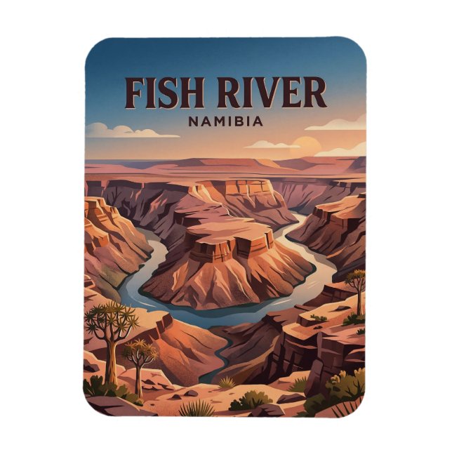 Fish River Canyon, Ai-Ais, ǁKaras Magnet (Vertical)