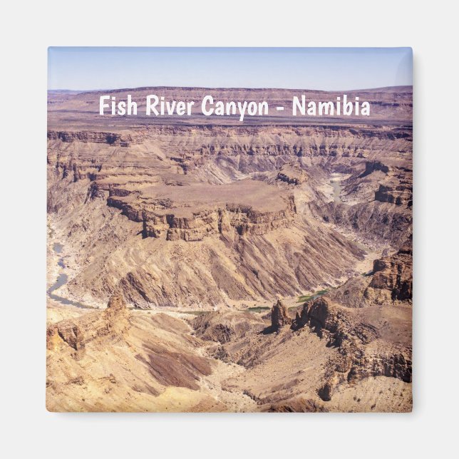 Fish River Canyon in South Namibia, Africa Magnet (Front)