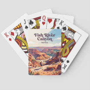 Fish River Canyon Namibia Playing Cards