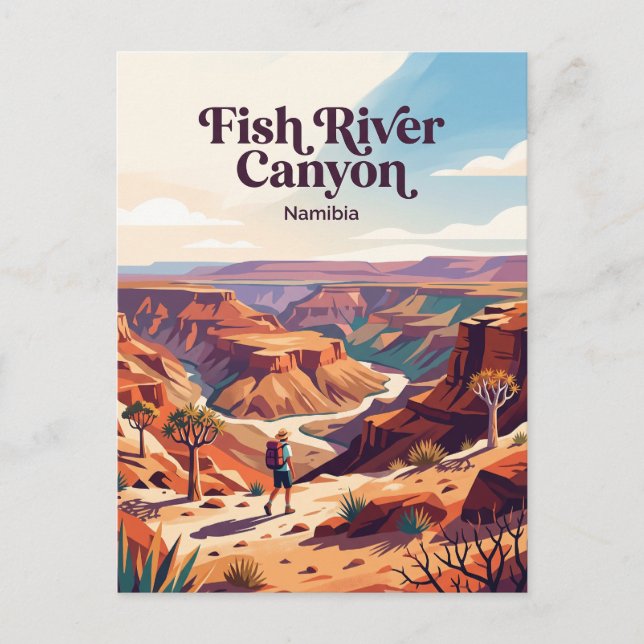 Fish River Canyon Namibia Postcard (Front)