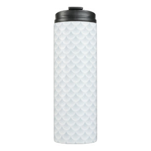 fish scale abstract vector background thermal tumbler