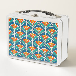 Fish Scale: Asian Traditional Metal Lunch Box