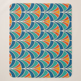 Fish Scale: Asian Traditional Sherpa Blanket
